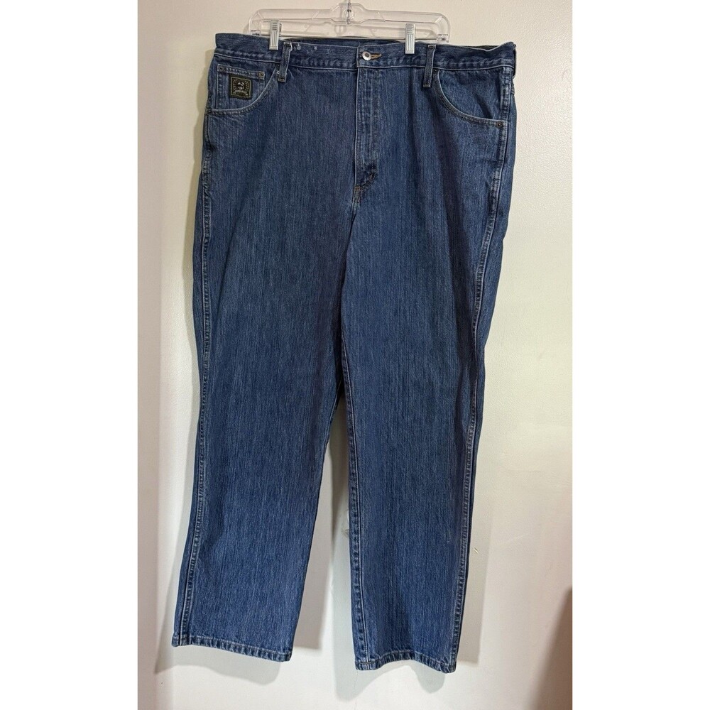 Cinch Men's Size 42x32 Relaxed Fit Denim Jeans Straight Leg 100% Cotton Western